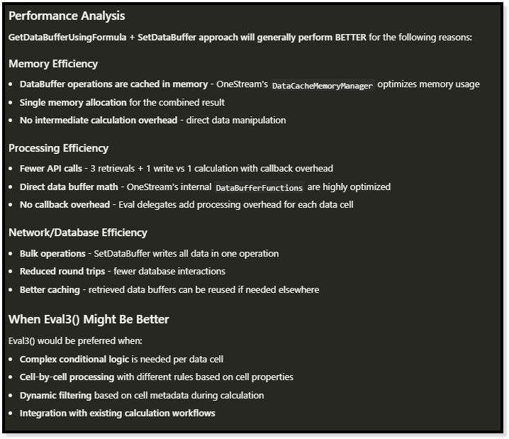 First performance response