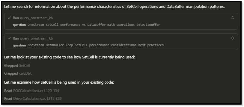 Second performance response part 1