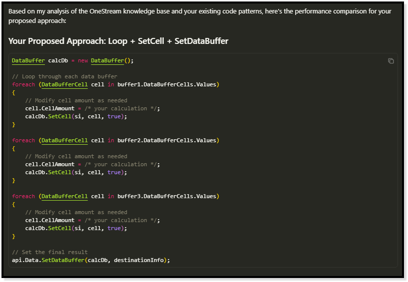 Second performance response part 2