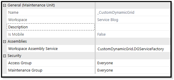 Service factory setup